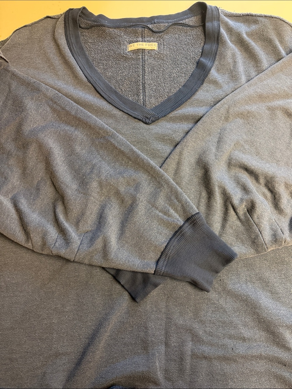 We The Free Blue on blue Venice V-neck XL